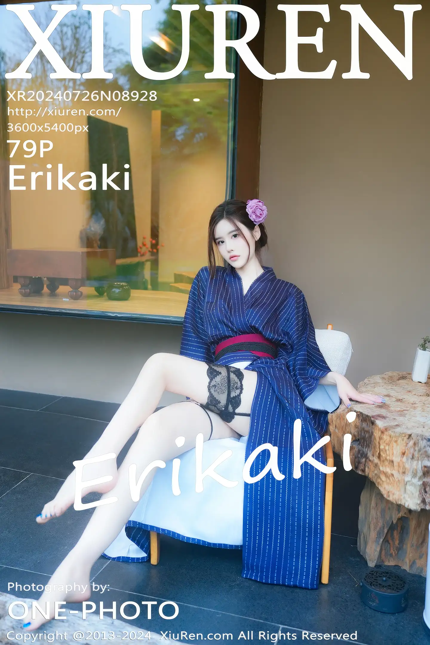 [XiuRen秀人网]No.8928_模特Erikaki户外枷锁主题性感黑色情趣内衣秀白嫩美腿诱惑写真79P-秀人网 - XiuRen.Pro
